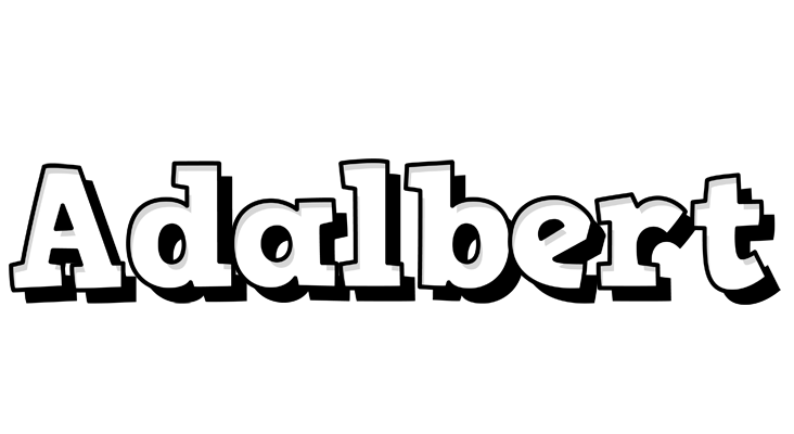 Adalbert snowing logo