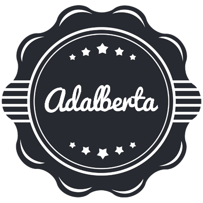 Adalberta badge logo