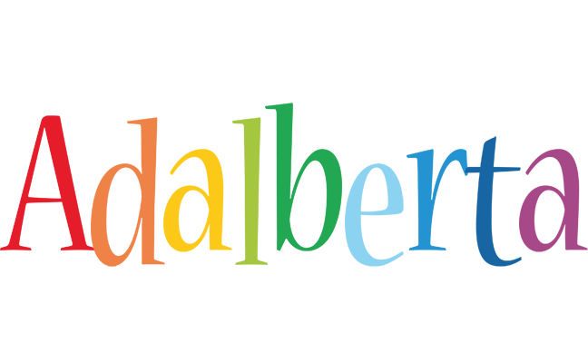 Adalberta birthday logo