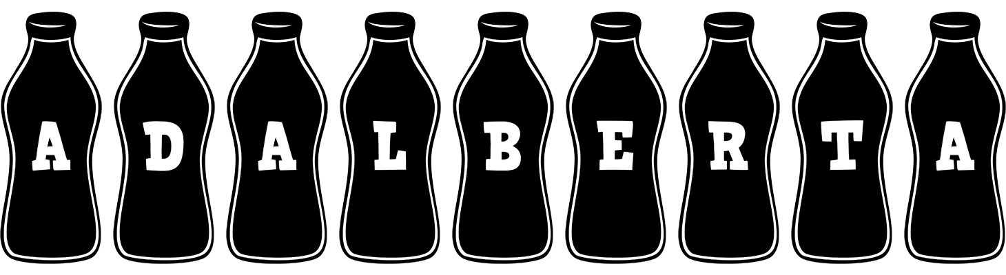 Adalberta bottle logo