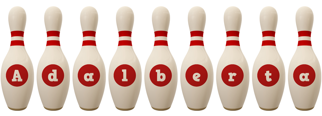 Adalberta bowling-pin logo