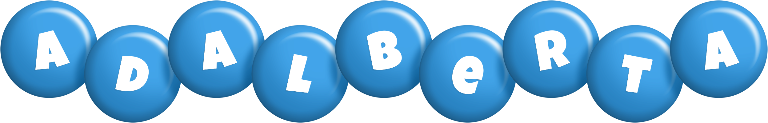 Adalberta candy-blue logo