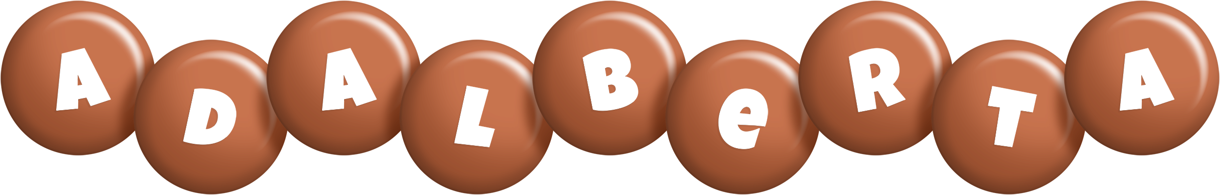 Adalberta candy-brown logo