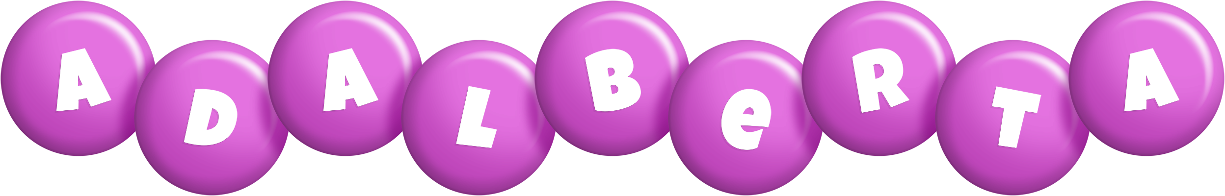 Adalberta candy-purple logo