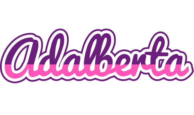 Adalberta cheerful logo