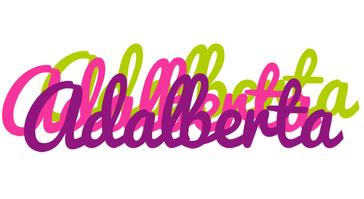 Adalberta flowers logo