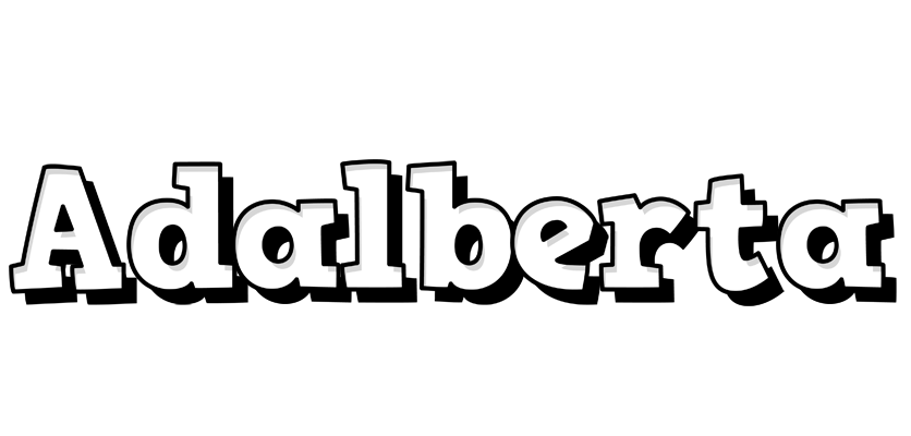 Adalberta snowing logo