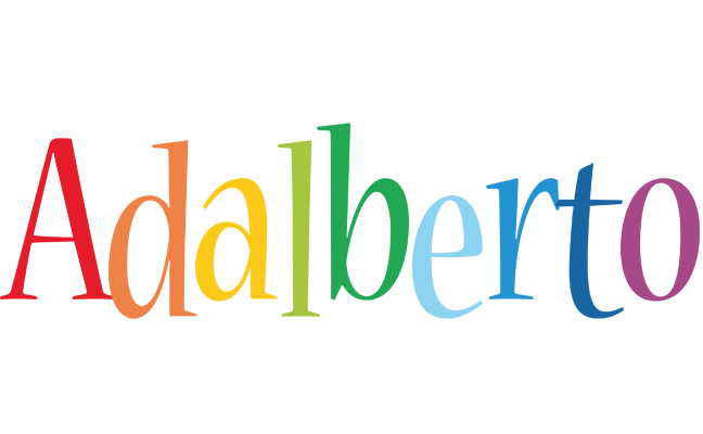 Adalberto birthday logo