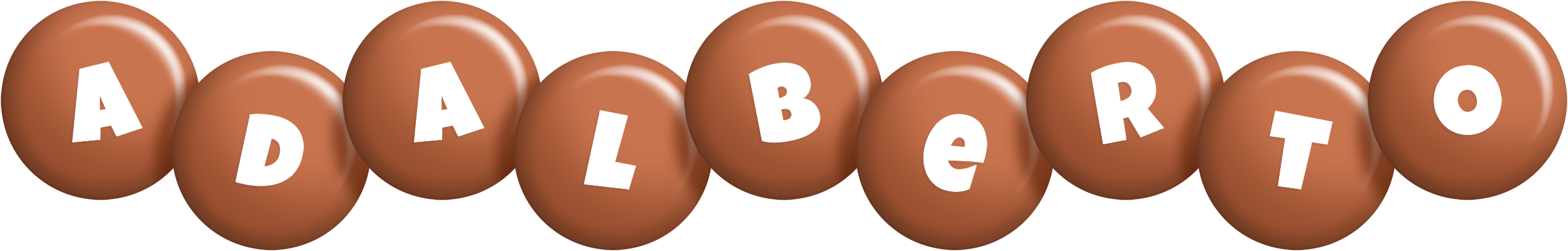 Adalberto candy-brown logo