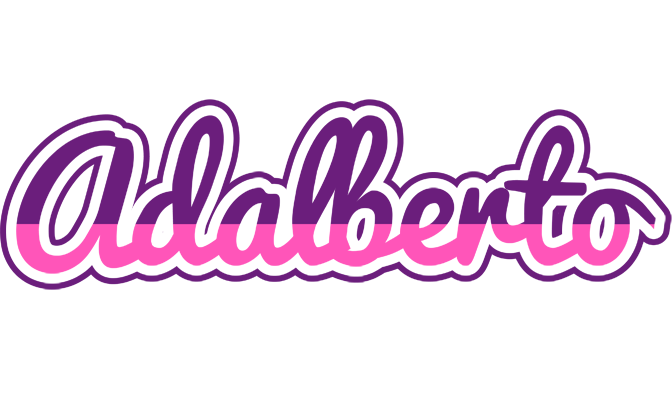 Adalberto cheerful logo