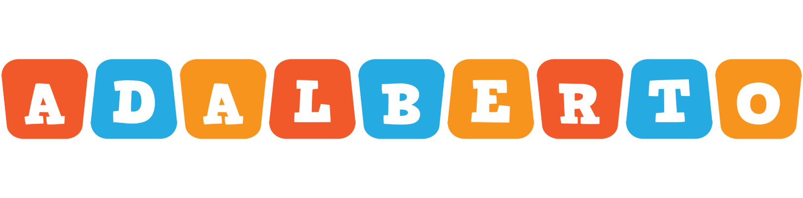 Adalberto comics logo