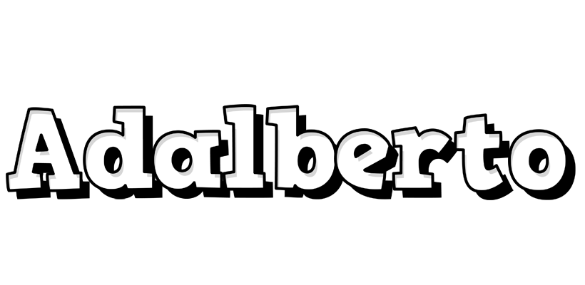 Adalberto snowing logo