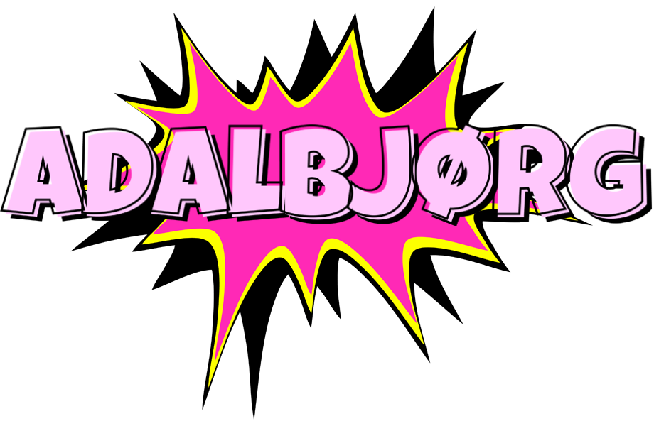 Adalbjørg badabing logo