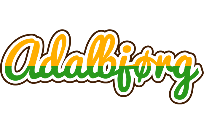 Adalbjørg banana logo