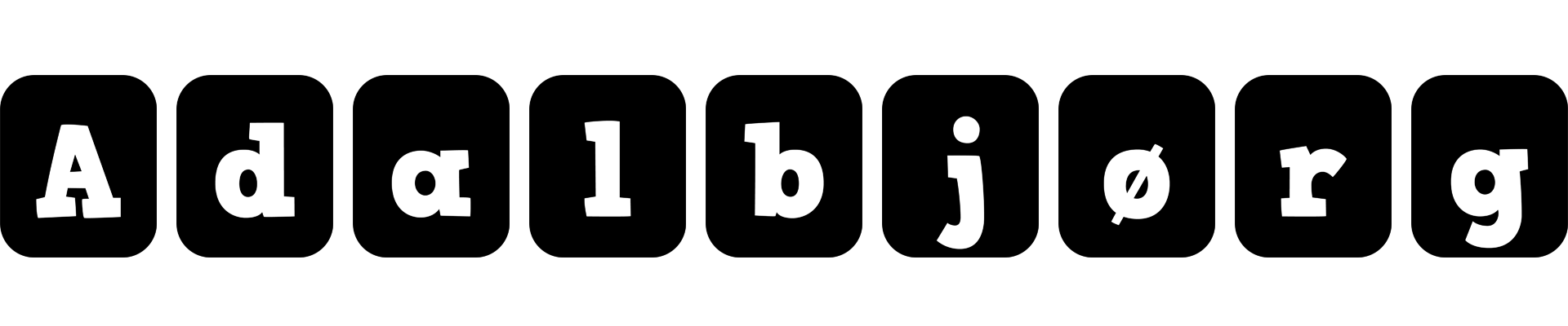 Adalbjørg box logo