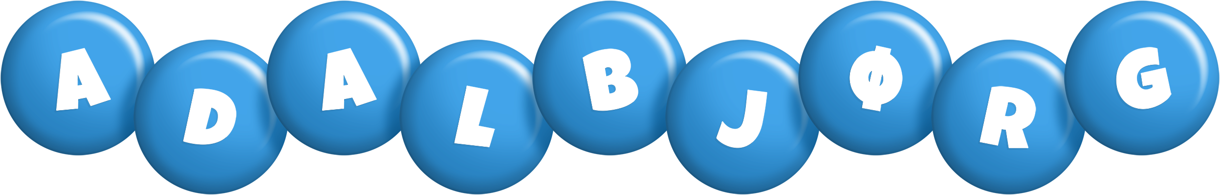 Adalbjørg candy-blue logo