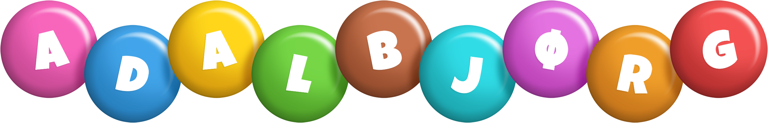Adalbjørg candy logo