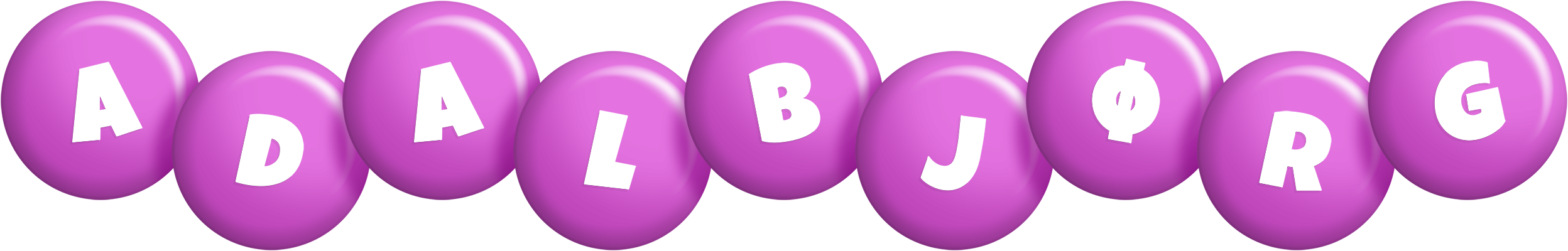 Adalbjørg candy-purple logo