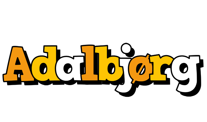Adalbjørg cartoon logo