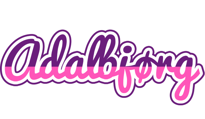 Adalbjørg cheerful logo