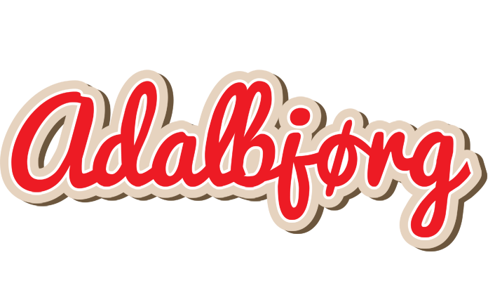 Adalbjørg chocolate logo