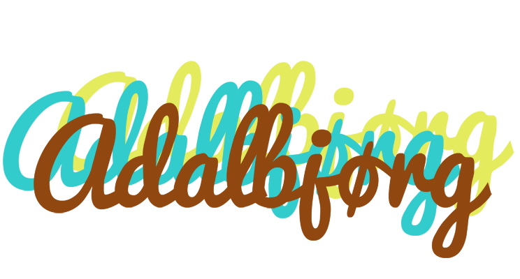 Adalbjørg cupcake logo