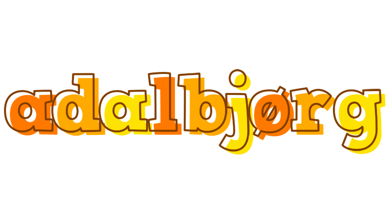 Adalbjørg desert logo