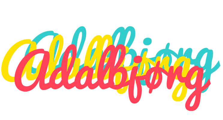 Adalbjørg disco logo