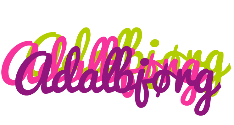Adalbjørg flowers logo