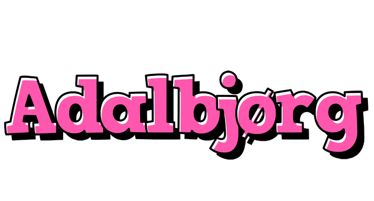 Adalbjørg girlish logo