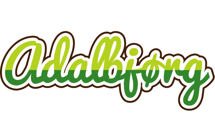 Adalbjørg golfing logo