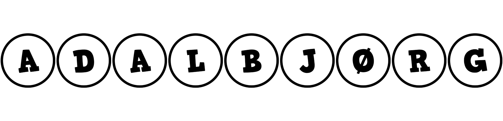 Adalbjørg handy logo