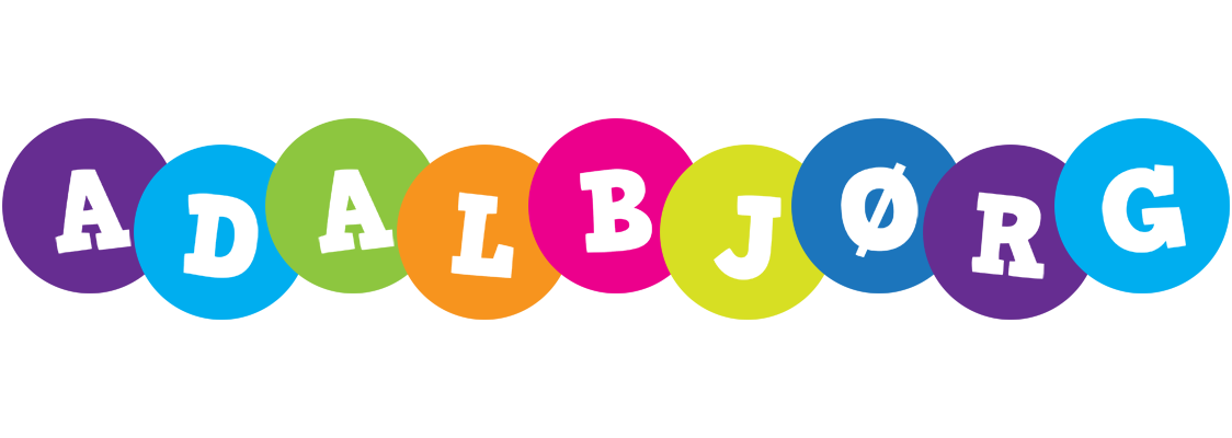 Adalbjørg happy logo