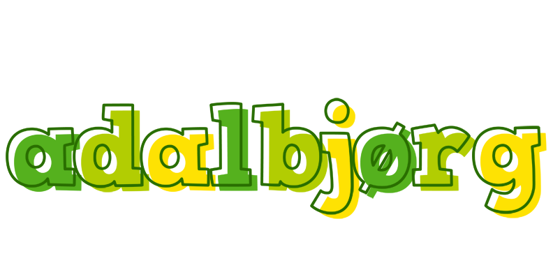 Adalbjørg juice logo