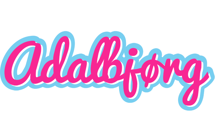 Adalbjørg popstar logo