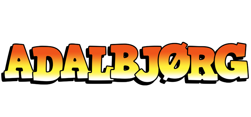 Adalbjørg sunset logo