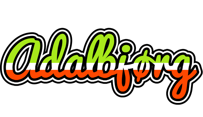 Adalbjørg superfun logo