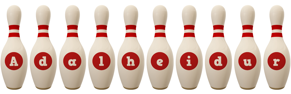 Adalheidur bowling-pin logo