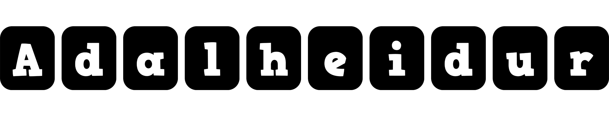 Adalheidur box logo