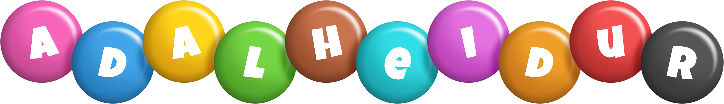 Adalheidur candy logo