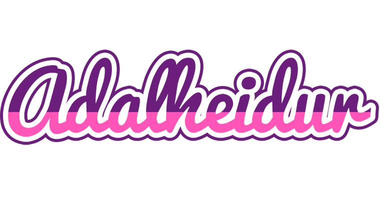 Adalheidur cheerful logo