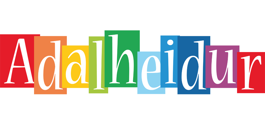 Adalheidur colors logo