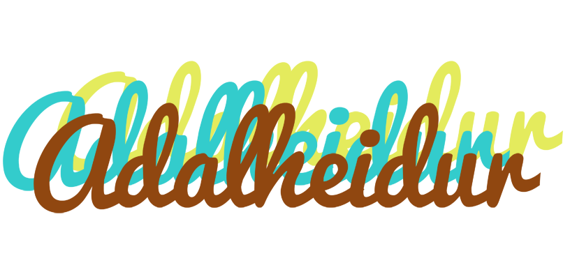 Adalheidur cupcake logo