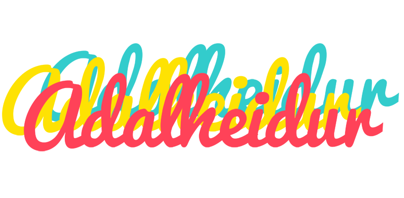 Adalheidur disco logo