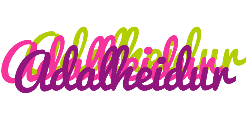 Adalheidur flowers logo