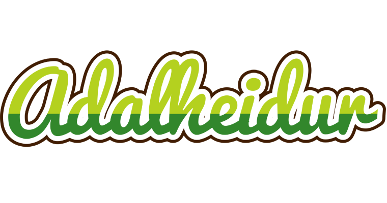 Adalheidur golfing logo