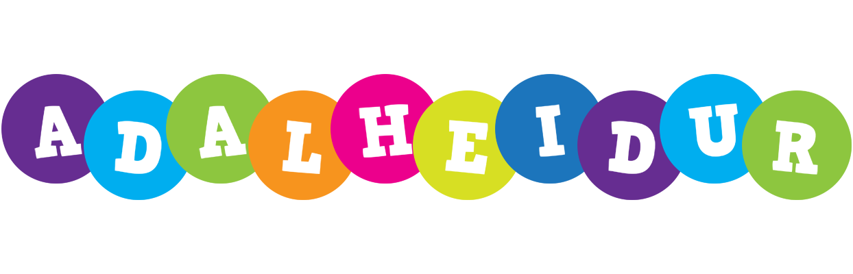 Adalheidur happy logo