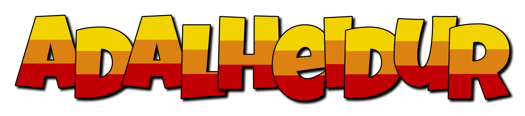 Adalheidur jungle logo