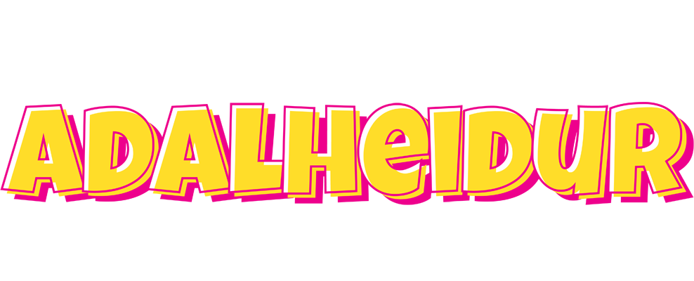 Adalheidur kaboom logo