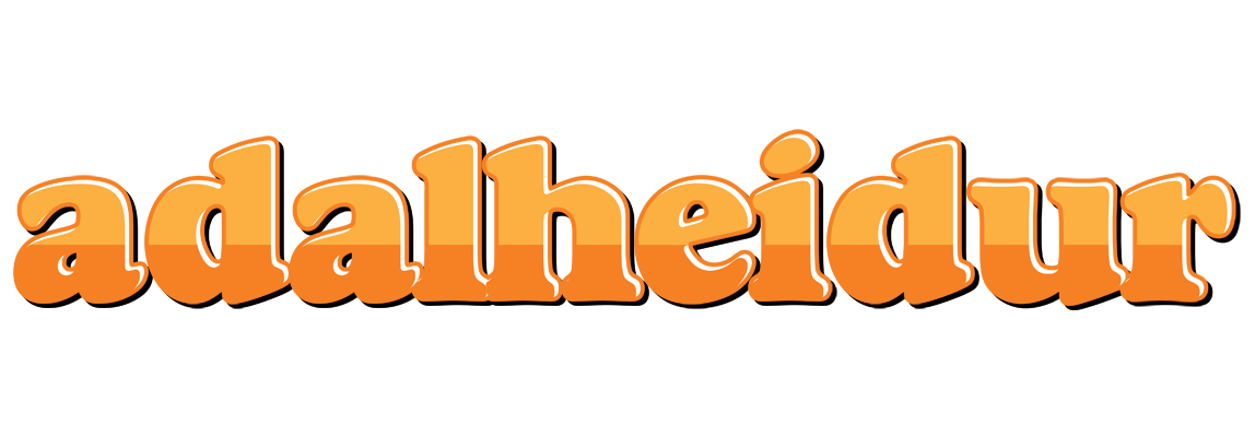 Adalheidur orange logo